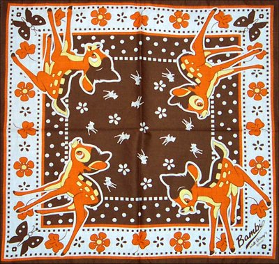 Bambi Custom Printed Bandanna
