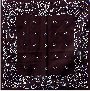 Brown Teardrop Bandana