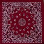 Burgundy Paisley Bandanas