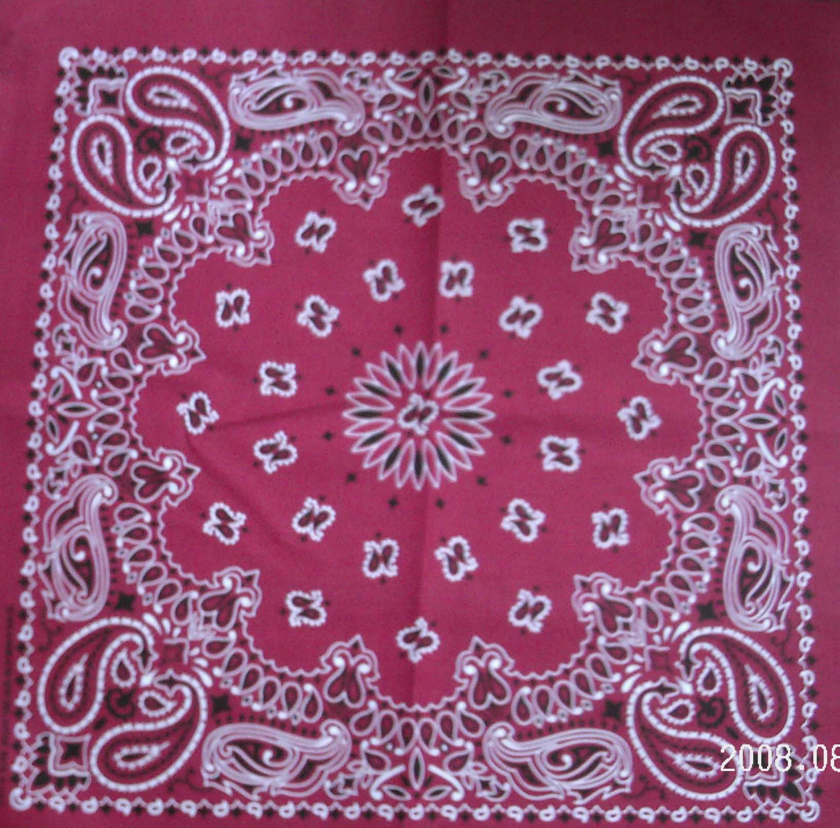 Fuchsia Paisley Bandana
