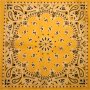 Gold Paisley Bandanas