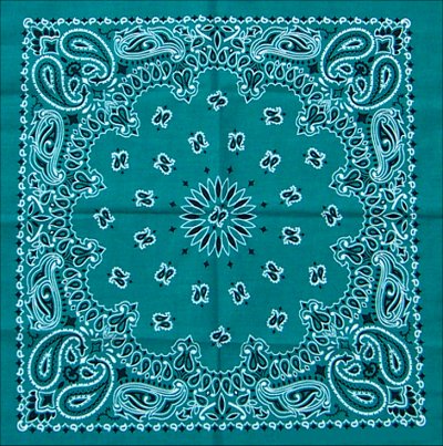 Olive Paisley Wholesale Bandanna