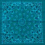 Torquoise Paisley Bandannas