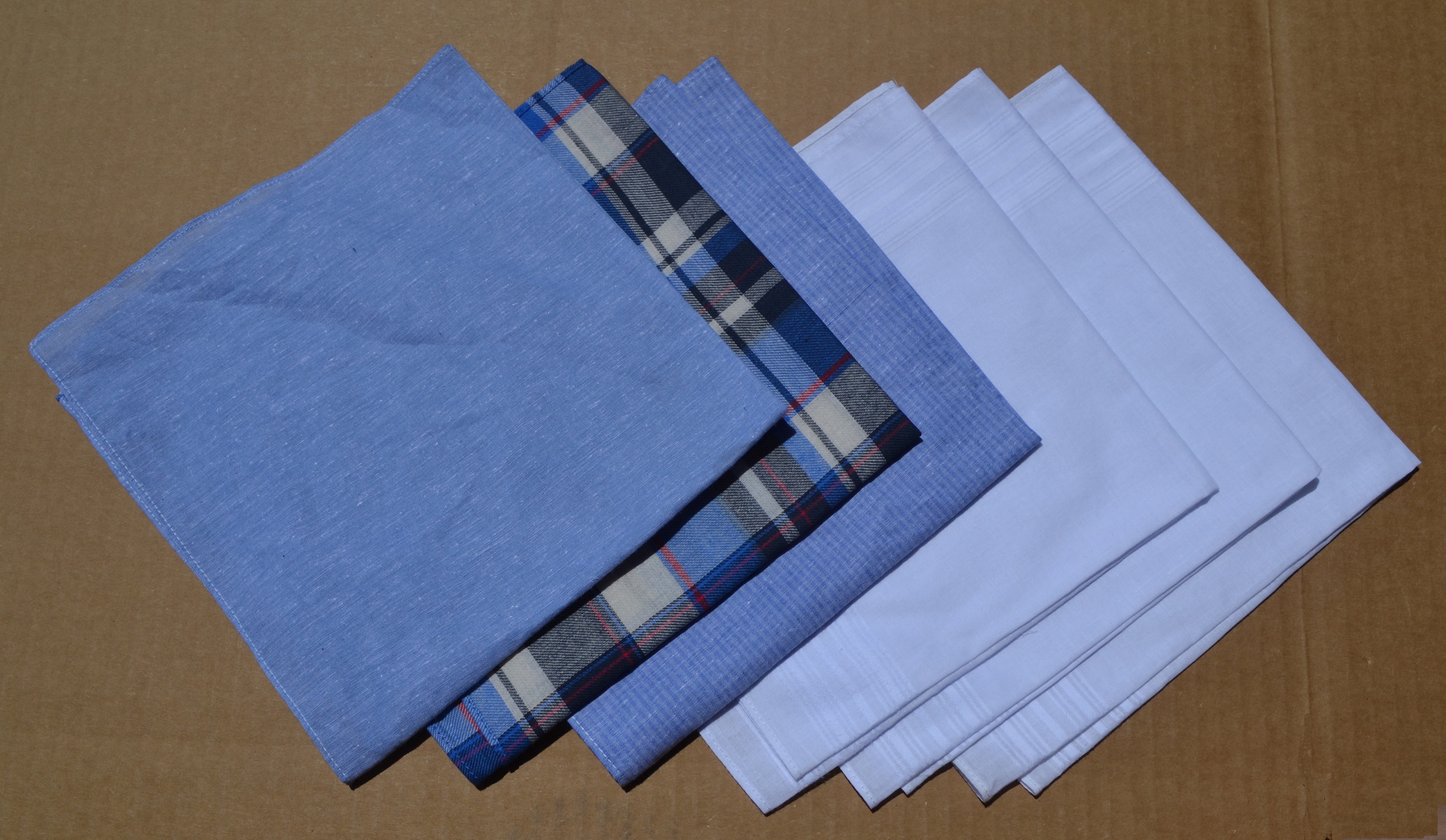 Blue Combo Hankerchief pack