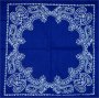 custom logo bandanas, navy blue open center bandannas, wholesale white bandanas, wholesale bandanas