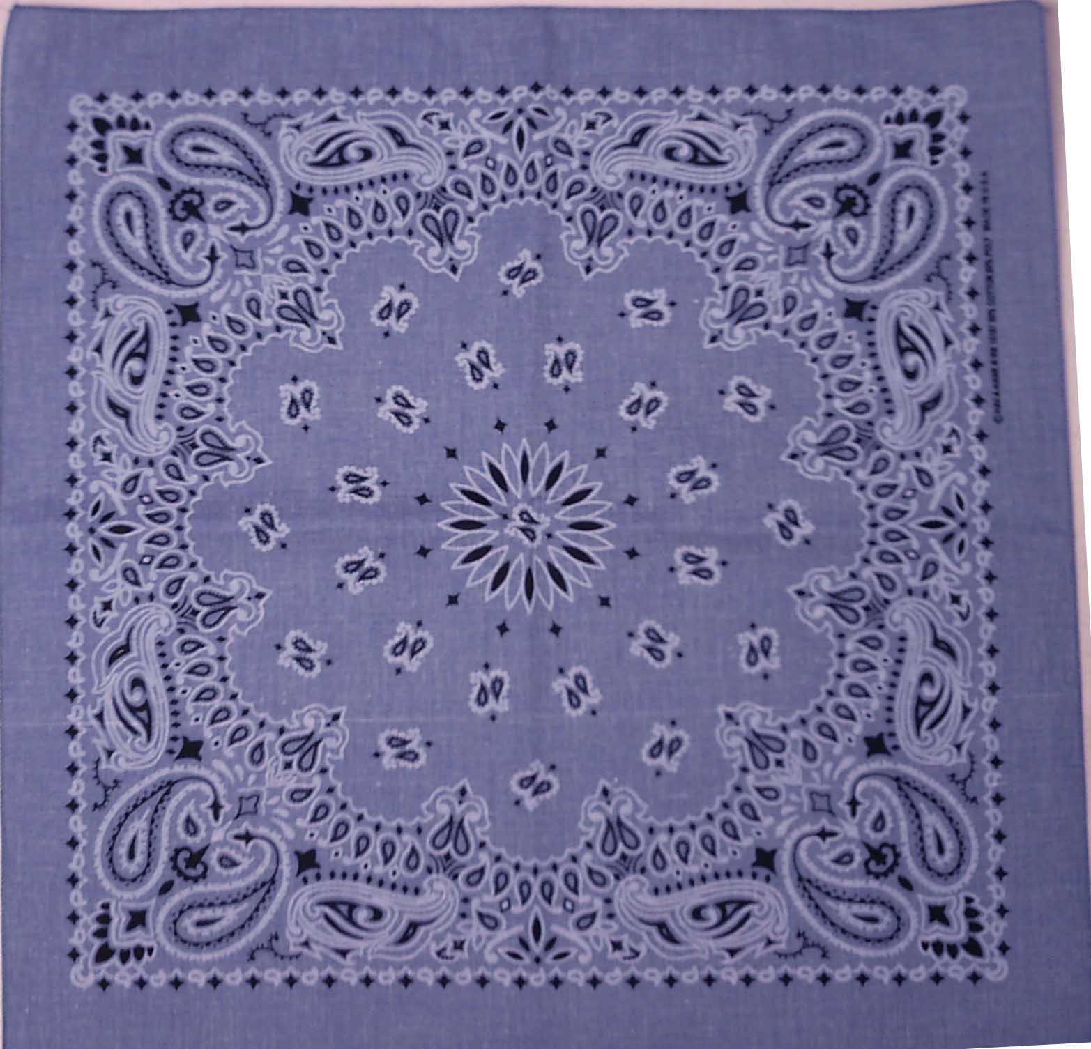 Gray Circular Open Center Bandana