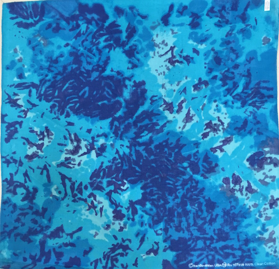 Blue Tie-Dye Specialty Bandana