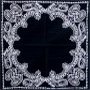 Black Circular Open Center Bandana