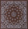 Brown Paisley Bandanas