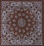 Brown Paisley Bandanas