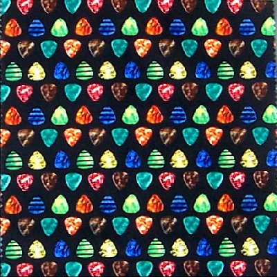 Guitar Picks Custom Printed Bandana