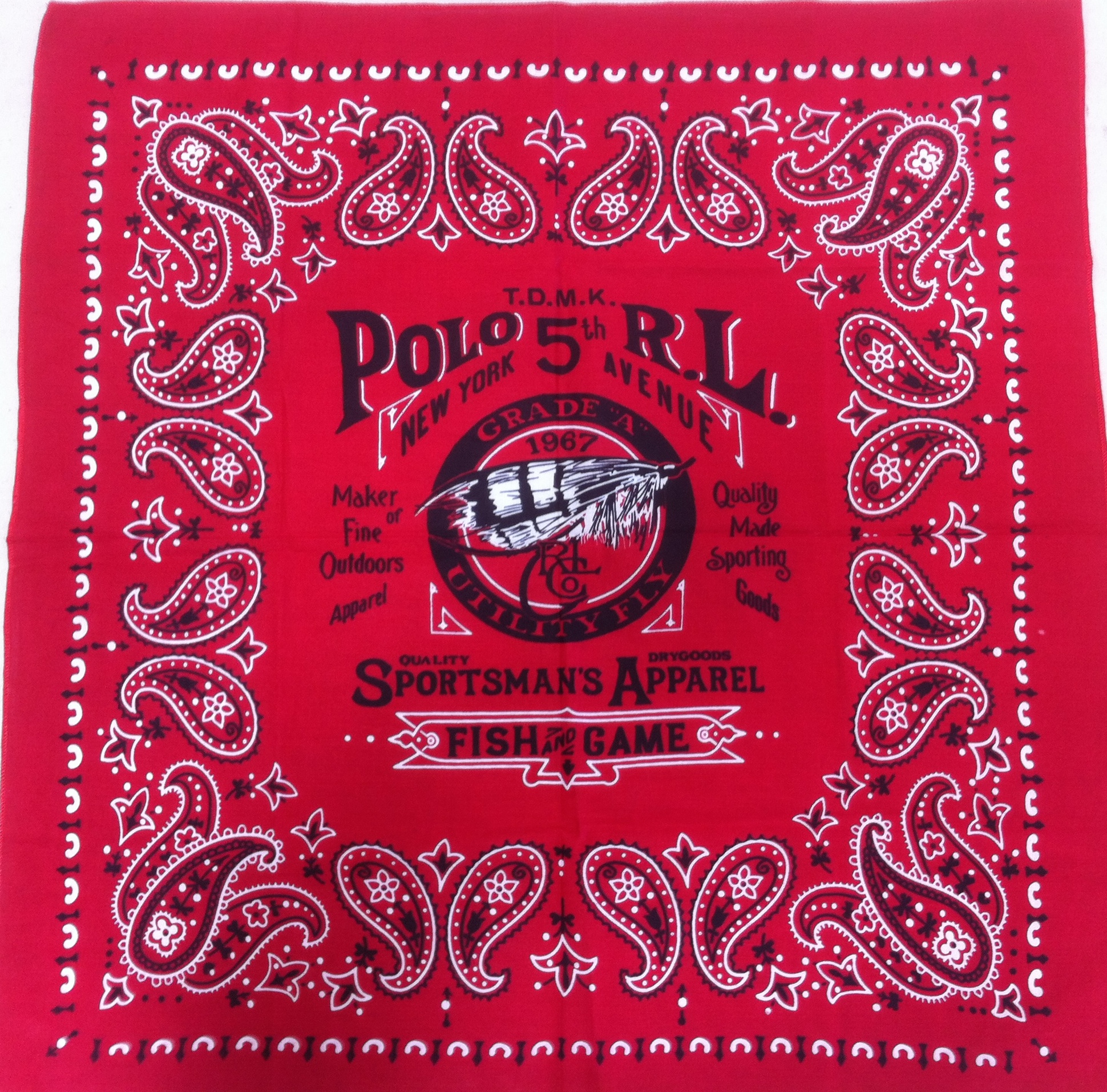 Ralph Lauren Polo Pigment Printed Bandanas