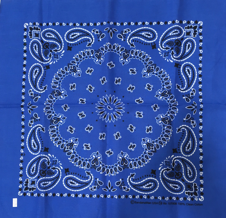 Royal Blue Wholesale Bandannas