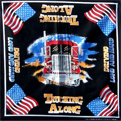 Semi-Truck, US Flag Specialty Bandanna