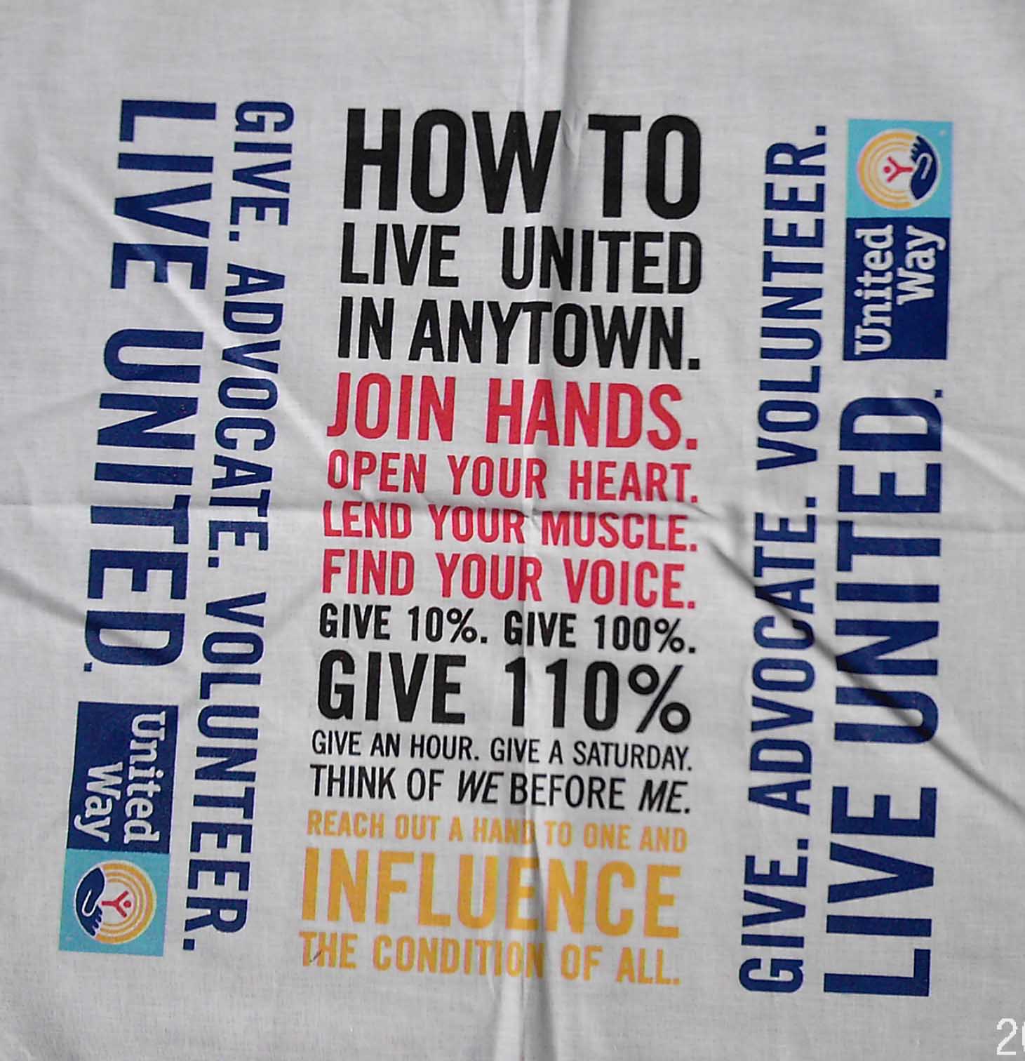 United Way   Bandannas